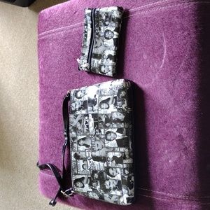 Retro Fashion themed purse and change purse